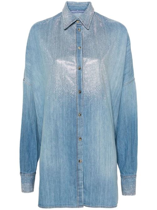 Light blue cotton shirt Ermanno Scervino | D442K352FRQ94037